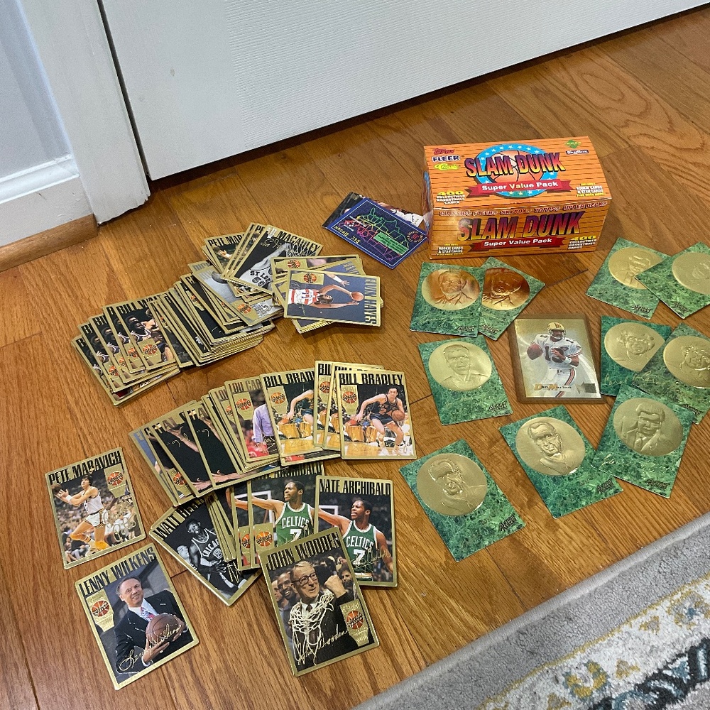 Assorted Topps Fleer Basketball Player Cards from 1990's